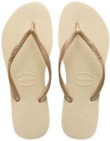 Dames teenslippers slim beige II