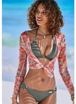 Bikinibroekje Italy met sierringen opzij