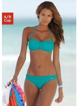 Bandeau-bikinitop Happy met gevlochten detail