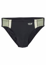 Zwembroek met contrastinzetten