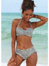 Beugelbikinitop in bandeaumodel Sansa met afneembare bandjes