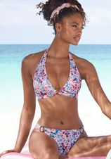 Triangel-bikinitop Scatter met sierring in hoorn-look