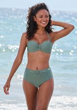 Highwaist-bikinibroekje Loretta met sierriem
