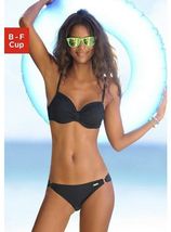 Bikinitop met beugels Italy met aangerimpeld midden