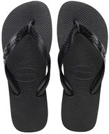 Dames teenslippers top zwart