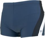 Zwemboxer retro mini logo blauw