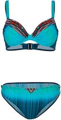 Bikini in een zomerse kleurenmix Turquoise