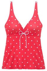 Tankinitop met beugels AUDREY in mix van stippen en strepen