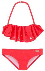 Bandeaubikini met modieuze volant