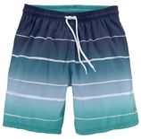 Zwemshort Sunset met trendy streepverloop