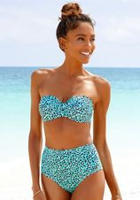 Highwaist-bikinibroekje Mae zachte microvezel, mix-kini