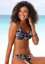 Bustierbikinitop MALIA met tropische print