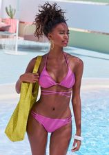 Triangelbikini met modieuze bindbanden