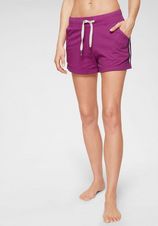 Strandshort met tapestrepen opzij