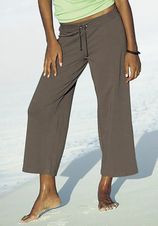 7/8-strandbroek van zachte jersey, wide leg, joggingbroek, loungebroek