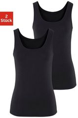 Tanktop Elastische katoenkwaliteit gemaakt van elastische katoenen stof, strandtop (Set van 2)