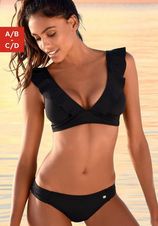 Triangelbikini met volant