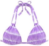 Triangel-bikinitop Enja met batikprint