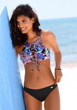 Bustierbikinitop Pitch met veelkleurige print