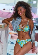 Beugelbikini met sierbandjes