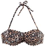 Bandeau-bikinitop Lexa met schulprandjes