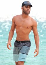 Zwemshort Mac in een trendy blokstrepen-look