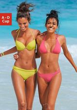 Push-upbikinitop Happy in verschillende trendkleuren