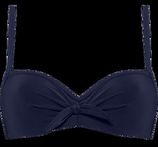 Lotus plunge balconette | wired padded maritime blue