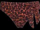 Jungle diva 5 cm bikini slip | brown and dark orange