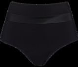 Cache coeur high waist bikini slip | black