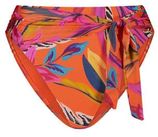 High waist bikinibroekje oranje/multi