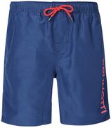 Jongens zwemshort hester logo blauw II