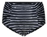 High waist bikinibroekje STANIA zwart/wit