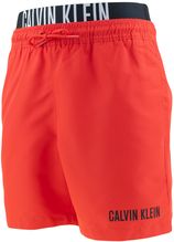 Intense power jongens zwemshort double waistband corner logo rood