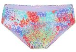 Hipster bikinibroekje turquoise/rood/paars
