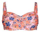 Voorgevormde bikinitop STELLA beige/roze/blauw