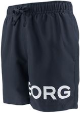 Jongens zwemshort logo blauw