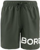 Jongens zwemshort logo groen