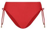 High waist bikinibroekje rood