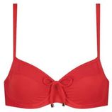 Niet-voorgevormde beugel bikinitop rood