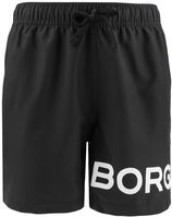 Jongens zwemshort logo zwart