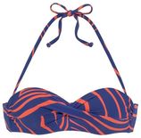 Beugelbikinitop in bandeaumodel Dune in trendy streep-look
