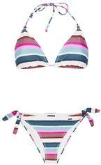 Voorgevormde triangel bikini PRTBANDITA roze/blauw