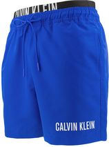 Intense power zwemshort double waistband corner logo blauw II