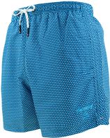 Rits zwemshort printed blauw