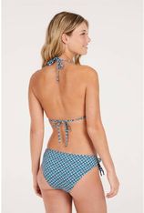 Voorgevormde triangel bikini PRTALEYNA blauw/wit/roze