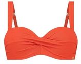 TC WOW voorgevormde beugel bikinitop met textuur rood