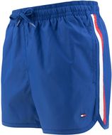 Jongens zwemshort flag small logo blauw