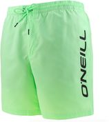Cali zwemshort side logo neon groen
