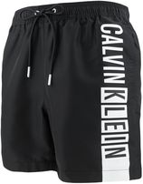 Zwemshort block side logo zwart